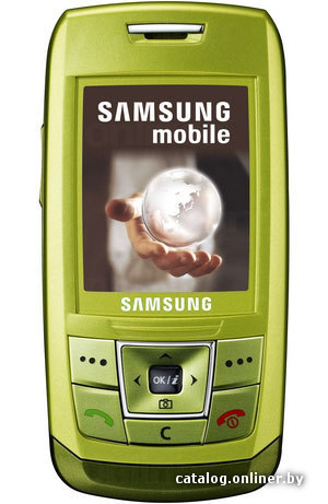 Выпуск Samsung E250 пришелся на 2006 год. В то время форм-фактор