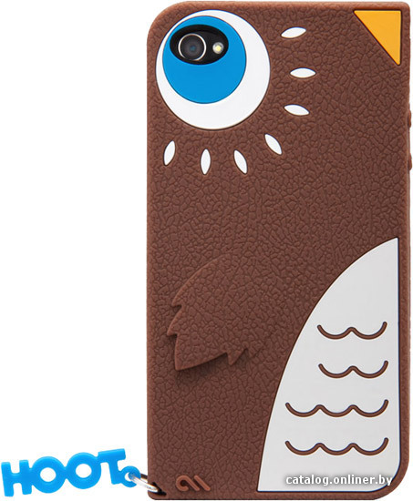 чехол для телефона Case-mate Hoot - Silicone iPhone 4 / 4S Case