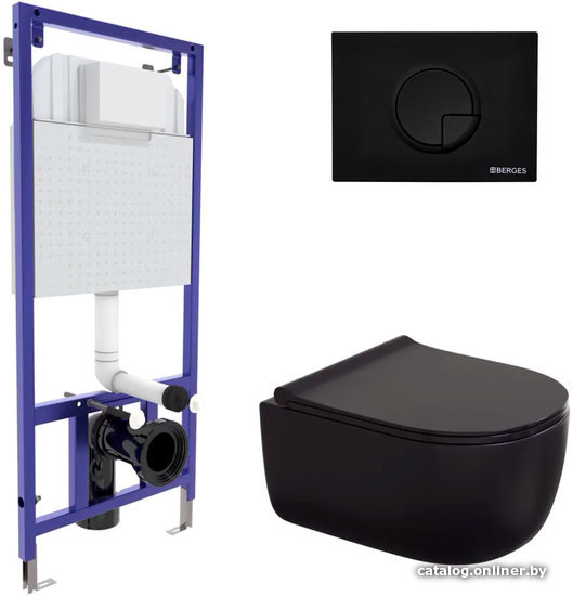 Унитаз Berges Wasserhaus Ego Black Rimless + Toma Black Slim SO + Novum525 + R5 045225
Унитаз Berges Wasserhaus Ego Black Rimless + Toma Black Slim SO + Novum525 + R5 045225