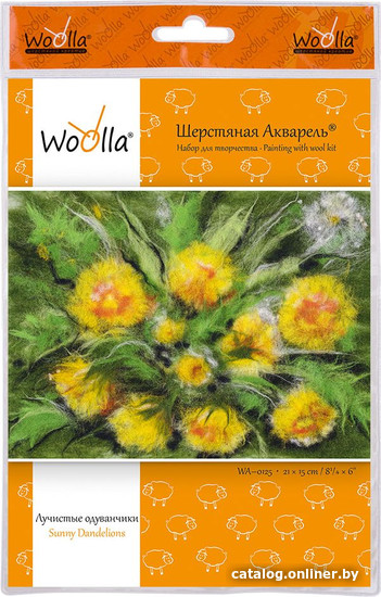 Набор для создания поделок/игрушек Woolla WA-0125 Лучистые одуванчики набор для валяния
Набор для создания поделок/игрушек Woolla WA-0125 Лучистые одуванчики набор для валяния