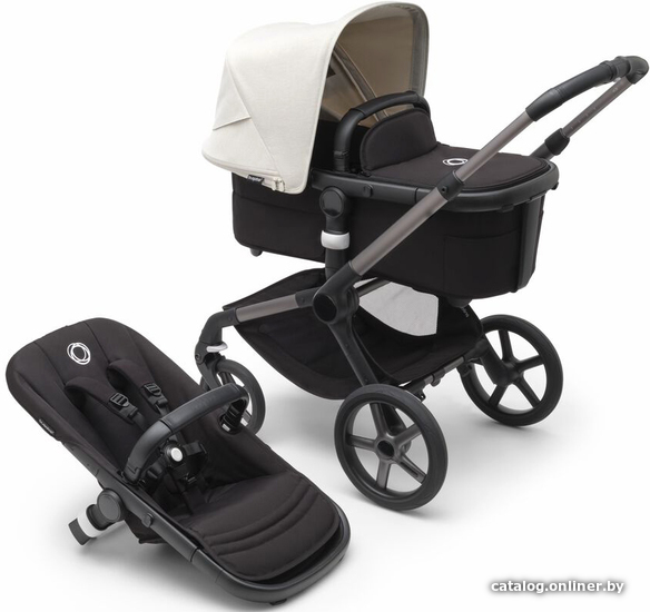 Универсальная коляска Bugaboo Fox 5 (2 в 1, misty white/midnight black/graphite)
Универсальная коляска Bugaboo Fox 5 (2 в 1, misty white/midnight black/graphite)