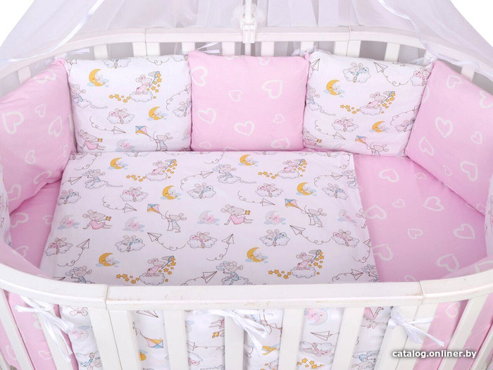 Постельное белье Amarobaby Мышата в облаках AMARO-3015-MvO (15 предметов, розовый/белый)
Постельное белье Amarobaby Мышата в облаках AMARO-3015-MvO (15 предметов, розовый/белый)