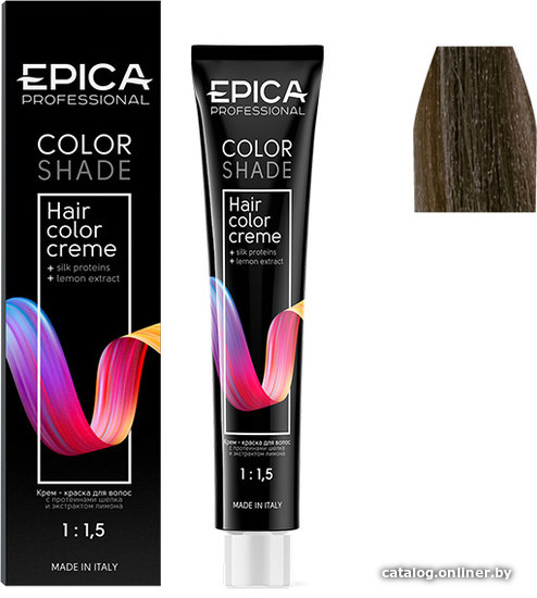 Крем-краска Epica Professional Colorshade 8.23 светло-русый перламутрово-бежевый (100 мл)
Крем-краска Epica Professional Colorshade 8.23 светло-русый перламутрово-бежевый (100 мл)