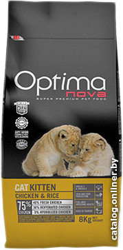 Сухой корм для кошек Optimanova Kitten Chicken & Rice для котят с курицей и рисом 0.4 кг
Сухой корм для кошек Optimanova Kitten Chicken & Rice для котят с курицей и рисом 0.4 кг