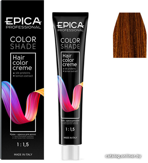 Крем-краска Epica Professional Colorshade 8.45 светло-русый медно-махагоновый (100 мл)
Крем-краска Epica Professional Colorshade 8.45 светло-русый медно-махагоновый (100 мл)