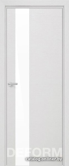 Межкомнатная дверь Юркас Deform H3 ДО 80x200 (дуб французский сильвер/lacobel белый)
Межкомнатная дверь Юркас Deform H3 ДО 80x200 (дуб французский сильвер/lacobel белый)
