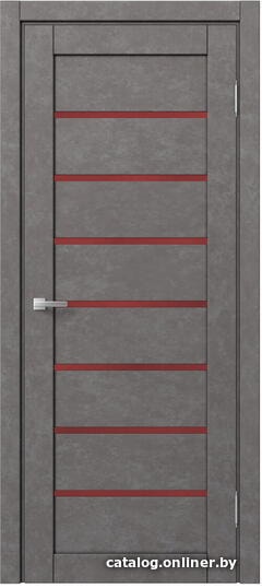 Межкомнатная дверь MDF-Techno Dominica 113 70x200 (бетон серый, стекло лакобель красный)
Межкомнатная дверь MDF-Techno Dominica 113 70x200 (бетон серый, стекло лакобель красный)