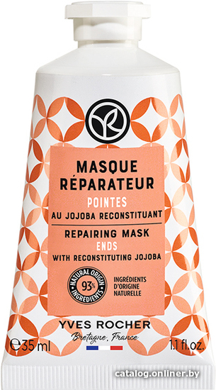 Маска Yves Rocher Маска для кончиков волос восстановление - Для поврежденных волос 35 мл
Маска Yves Rocher Маска для кончиков волос восстановление - Для поврежденных волос 35 мл