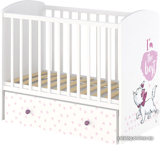 Классическая детская кроватка Polini Kids Disney baby 750 Кошка Мари (белый/розовый)
Классическая детская кроватка Polini Kids Disney baby 750 Кошка Мари (белый/розовый)
