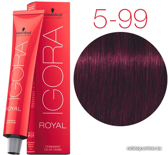 Крем-краска для волос Schwarzkopf Professional Igora Royal Permanent Color Creme 5-99 60 мл
Крем-краска для волос Schwarzkopf Professional Igora Royal Permanent Color Creme 5-99 60 мл
