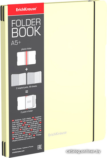 Набор тетрадей Erich Krause FolderBook Pastel желтый 96 л клетка 348010054-51399 (2 шт)
Набор тетрадей Erich Krause FolderBook Pastel желтый 96 л клетка 348010054-51399 (2 шт)