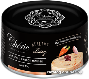 Консервированный корм для кошек Pettric Cherie Healthy Living Chicken & Carrot Mousse (мусс из курицы и моркови) 80 г
Консервированный корм для кошек Pettric Cherie Healthy Living Chicken & Carrot Mousse (мусс из курицы и моркови) 80 г