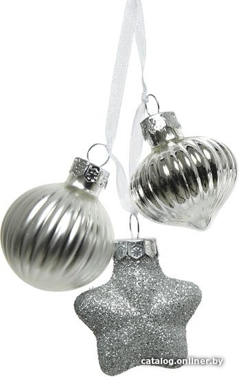 Елочная игрушка Albero Di Natale Стеклянные фигуры 3.5х4.11.5 см 121031-2 (серебристый)
Елочная игрушка Albero Di Natale Стеклянные фигуры 3.5х4.11.5 см 121031-2 (серебристый)