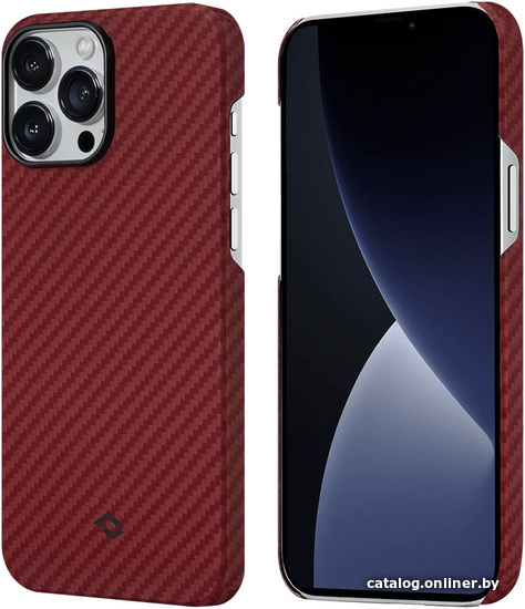 Чехол для телефона Pitaka MagEZ Case 2 для iPhone 13 Pro Max (twill, красный/оранжевый)
Чехол для телефона Pitaka MagEZ Case 2 для iPhone 13 Pro Max (twill, красный/оранжевый)