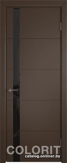Межкомнатная дверь Юркас Colorit К4 ДО 70x200 (шоколад эмаль, стекло lacobel черный лак)
Межкомнатная дверь Юркас Colorit К4 ДО 70x200 (шоколад эмаль, стекло lacobel черный лак)