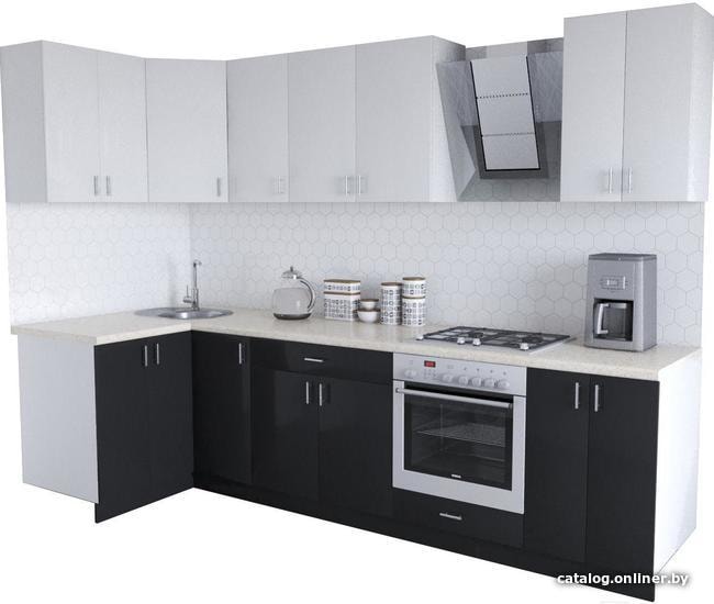 Готовая кухня Хоум Лайн Кристалл Люкс 1200х2900 угловой (черный глянец/белый глянец)
Готовая кухня Хоум Лайн Кристалл Люкс 1200х2900 угловой (черный глянец/белый глянец)