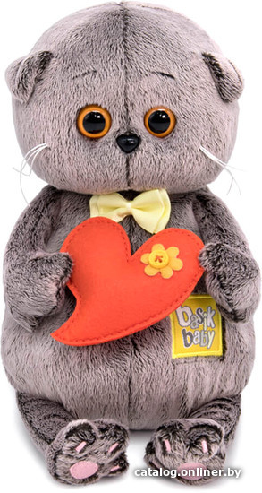 Классическая игрушка BUDI BASA Collection Басик Baby с желтым бантиком и сердечком BB-096 (20 см)
Классическая игрушка BUDI BASA Collection Басик Baby с желтым бантиком и сердечком BB-096 (20 см)