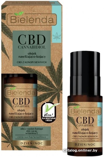 Bielenda Масло для лица CBD Cannabidiol Увлажняющее успокаивающее из семян конопли (15 мл)
Bielenda Масло для лица CBD Cannabidiol Увлажняющее успокаивающее из семян конопли (15 мл)