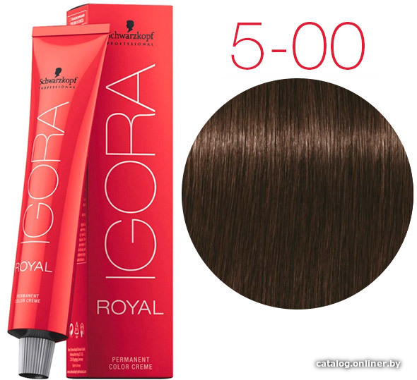 Крем-краска для волос Schwarzkopf Professional Igora Royal Permanent Color Creme 5-00 60 мл
Крем-краска для волос Schwarzkopf Professional Igora Royal Permanent Color Creme 5-00 60 мл