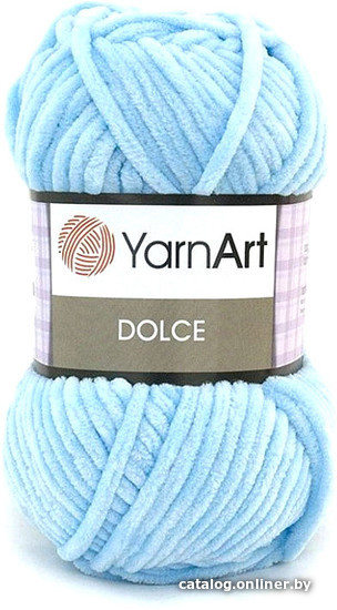 Пряжа для вязания Yarnart Dolce 100% микрополиэстер 749 100 г (120 м, светло-голубой)
Пряжа для вязания Yarnart Dolce 100% микрополиэстер 749 100 г (120 м, светло-голубой)