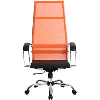 Кресло Metta SK-1-BK Комплект 7, Pl тр/сечен (пластиковые ролики, оранжевый)