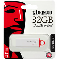 USB Flash Kingston DataTraveler G4 32GB Red (DTIG4/32GB)