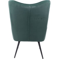 Интерьерное кресло AksHome Bogema 78237 (велюр, зеленый/черный)