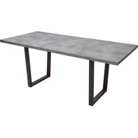 Кухонный стол M-City Лофт 160 462M05253 (бетон портленд/черный)