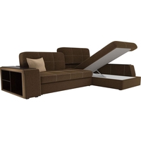 Угловой диван Mebelico Брюссель 60212 (коричневый)