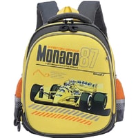 Школьный рюкзак Grizzly RA-978-2/1 (серый/желтый)