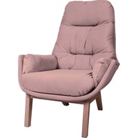 Интерьерное кресло Шелтер-Мебель Бронкс (ножки - цвет натур. дерево, цвет ткани - 026)