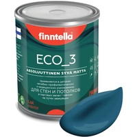 Краска Finntella Eco 3 Wash and Clean Myrsky F-08-1-1-LG261 0.9 л (бирюзовый)