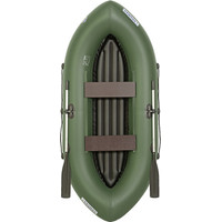 Гребная лодка Лоцман Турист 320 ВНД (зеленый)