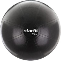 Гимнастический мяч Starfit Pro GB-107 55 см антивзрыв (черный)