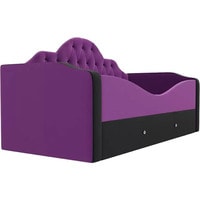 Кровать Лига диванов Скаут 162x72 102899 (фиолетовый/черный)