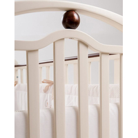 Классическая детская кроватка Верес Соня ЛД-5 (слоновая кость/орех)
