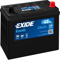 Автомобильный аккумулятор Exide Excell EB454 (45 А/ч)