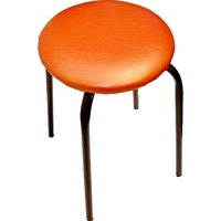 Табурет Фабрика стульев Эконом (оранжевый/черный)
