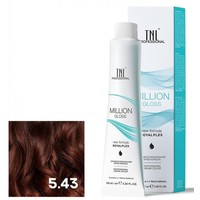 Крем-краска для волос TNL Professional Million Gloss 5.43 100 мл