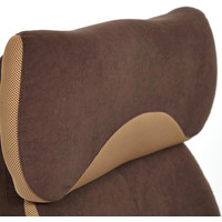 Кресло TetChair Duke (флок/ткань, коричневый/бронзовый)