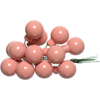 Елочная игрушка GreenDeco На проволоке 712040 (144шт, розовый фарфор)