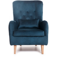 Интерьерное кресло Krones Калипсо (велюр темно-синий) в Лиде