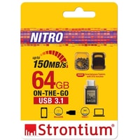 USB Flash Strontium Nitro OTG 64GB