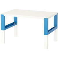 Стол Ikea Поль (белый/синий) [791.289.39]