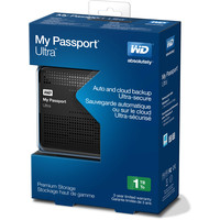 Внешний накопитель WD My Passport Ultra 1TB Black (WDBJNZ0010BBK)