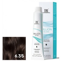 Крем-краска для волос TNL Professional Million Gloss 6.35 100 мл
