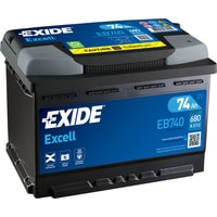 Автомобильный аккумулятор Exide Excell EB740 (74 А/ч)
