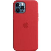 Чехол для телефона Apple MagSafe Silicone Case для iPhone 12 Pro Max (красный)