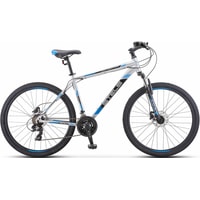 Велосипед Stels Navigator 700 MD 27.5 F010 р.19 2020 (серебристый/синий)