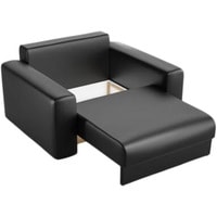 Интерьерное кресло Craftmebel Мэдисон (экокожа, черный)